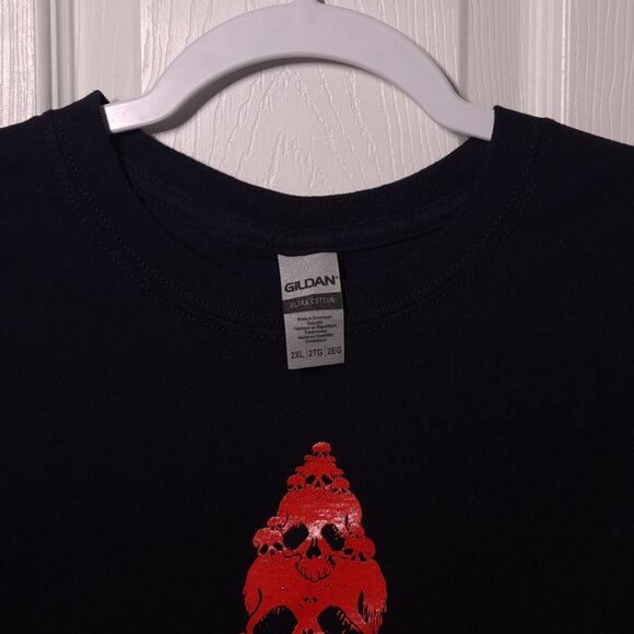 Rev. Zombie's House of Voodoo Skull Fleur-de-lis USED Shirt (2XL, New Orleans) - Picture 3 of 7